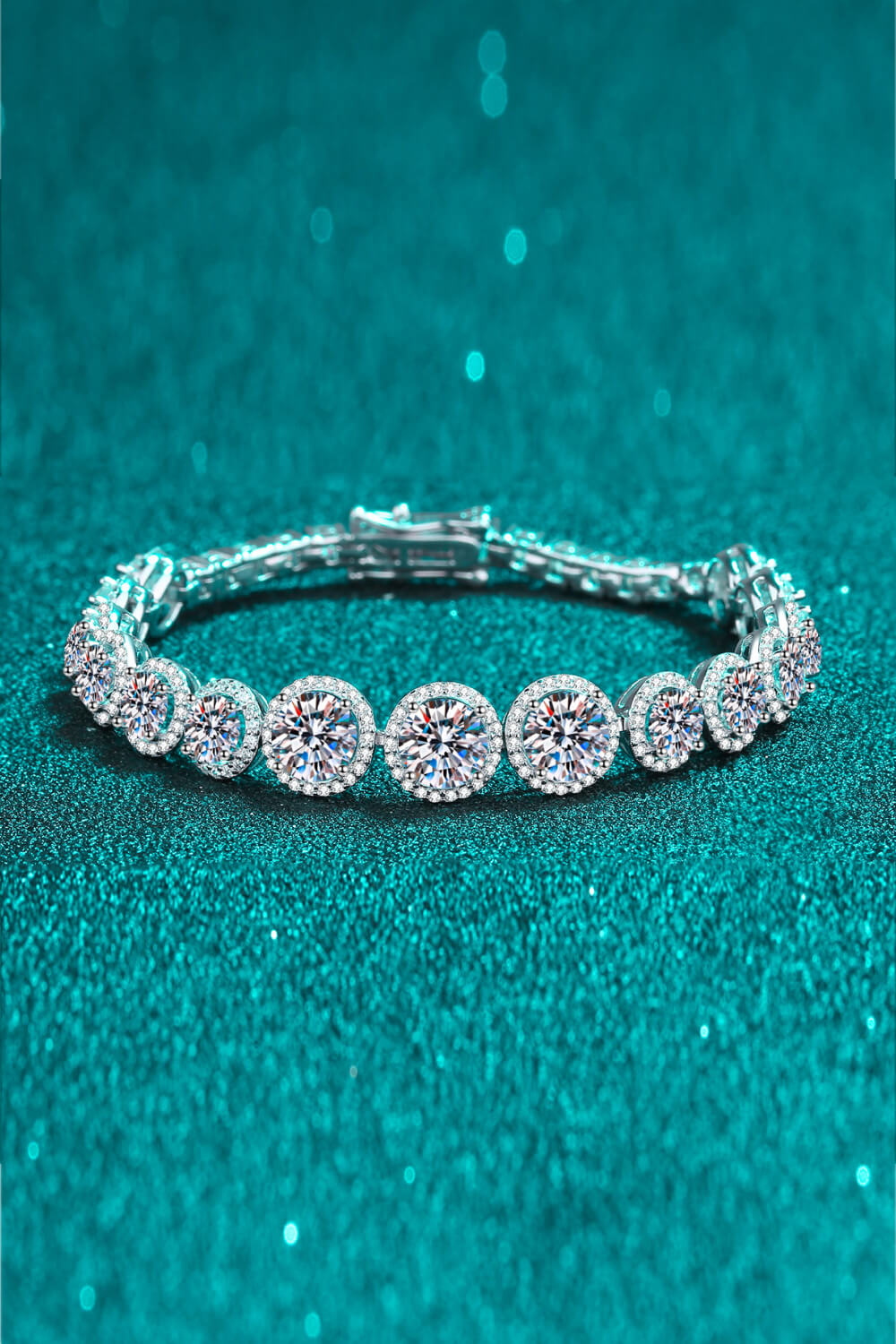 *APP EXCLUSIVE* 925 Sterling Silver 10.4 Carat Moissanite Bracelet