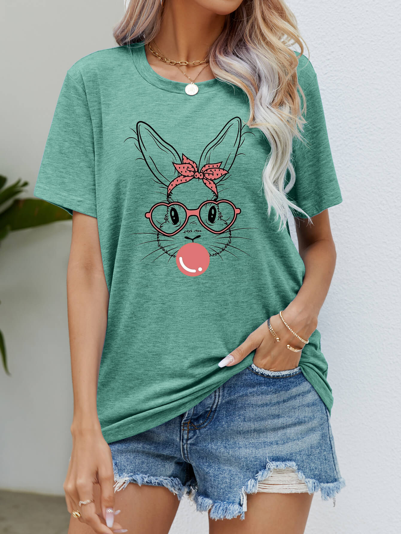 *APP EXCLUSIVE* Easter Bunny Bubblegum Tee