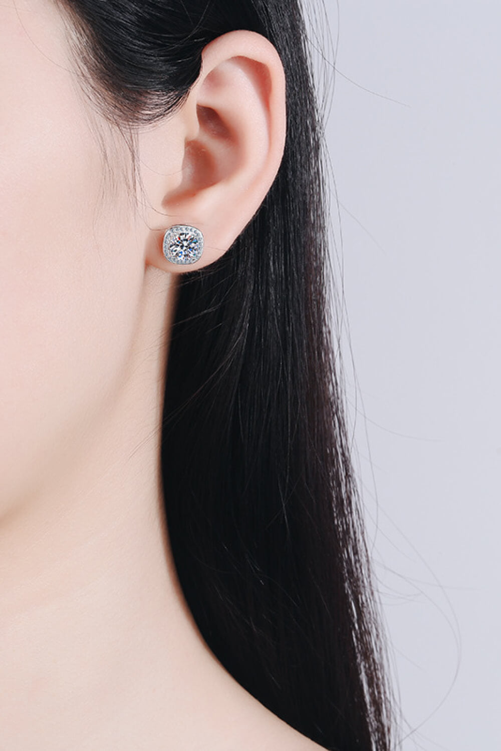 *APP EXCLUSIVE* Let Me Love You 1 Carat Moissanite Stud Earrings
