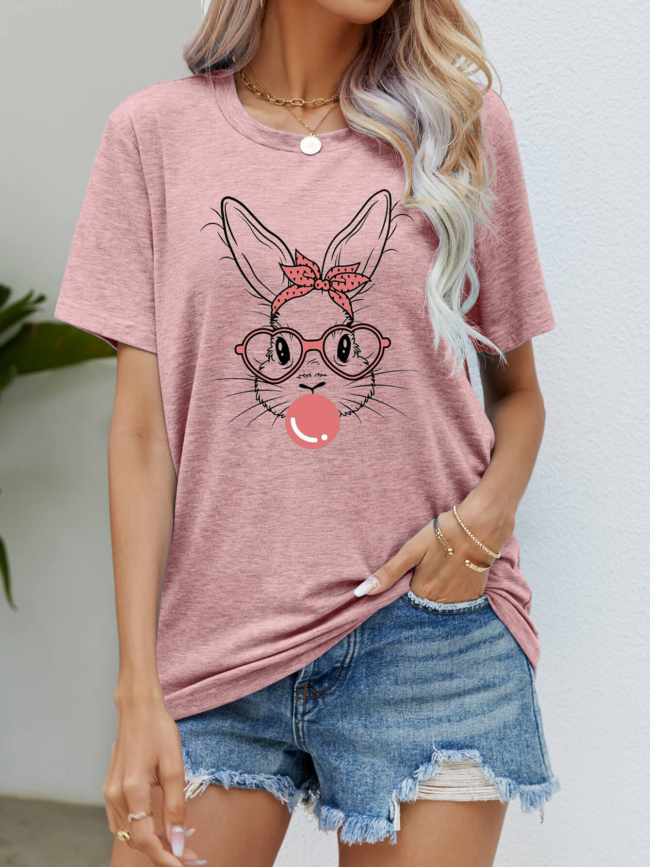 *APP EXCLUSIVE* Easter Bunny Bubblegum Tee