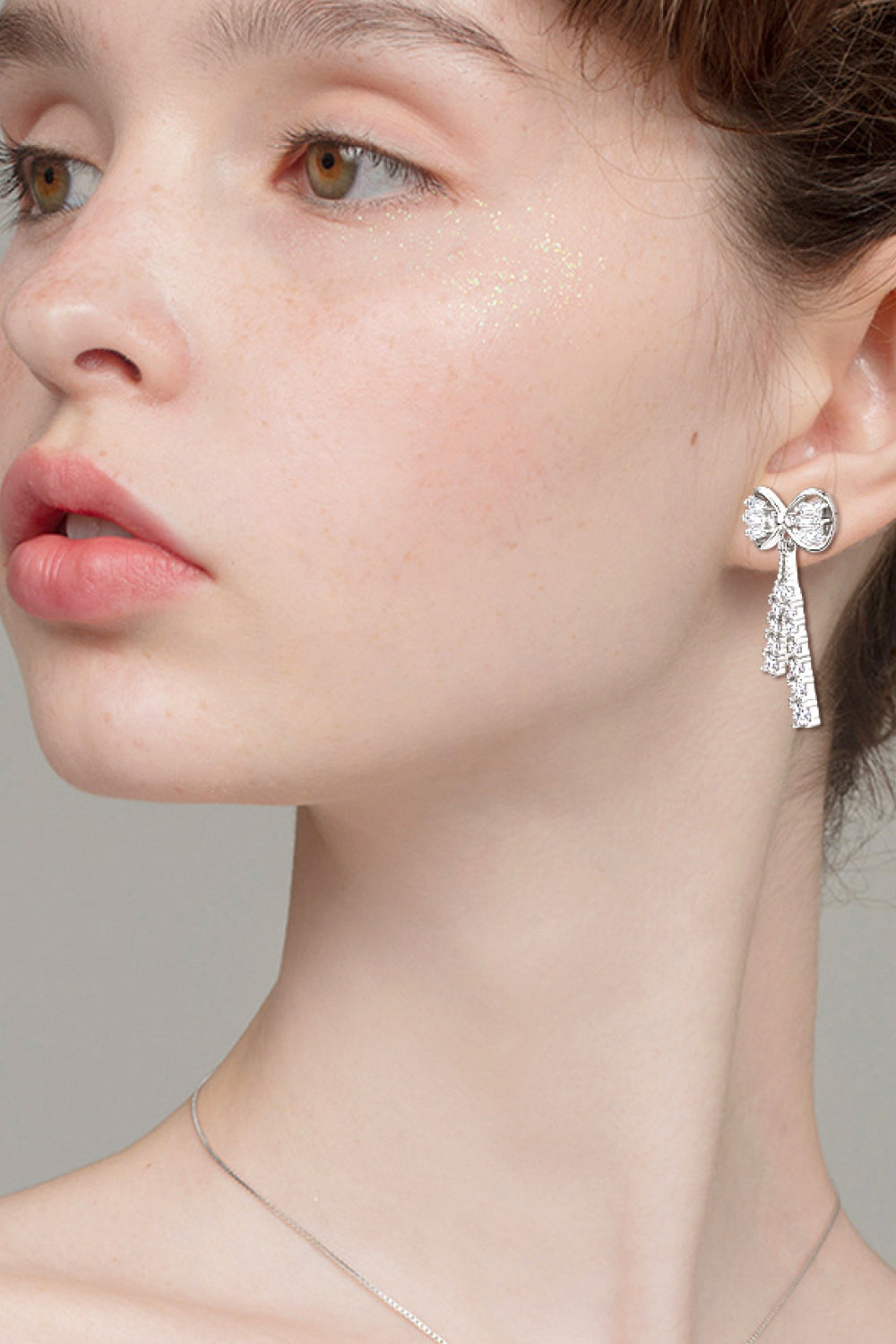 * APP EXCLUSIVE* 1.12 Carat Moissanite 925 Sterling Silver Bow Earrings