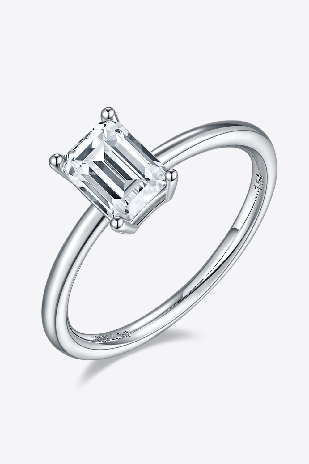 *APP EXCLUSIVE* 1 Carat Moissanite 925 Sterling Silver Solitaire Ring