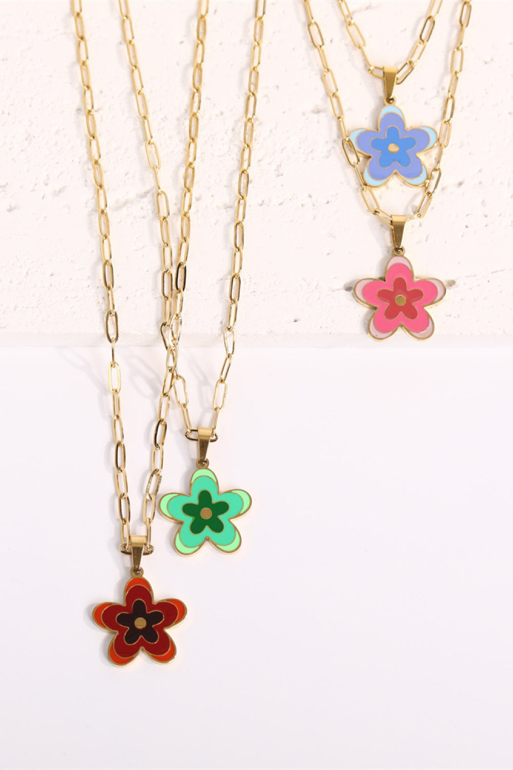 *APP EXCLUSIVE* Flower Stainless Steel Necklace