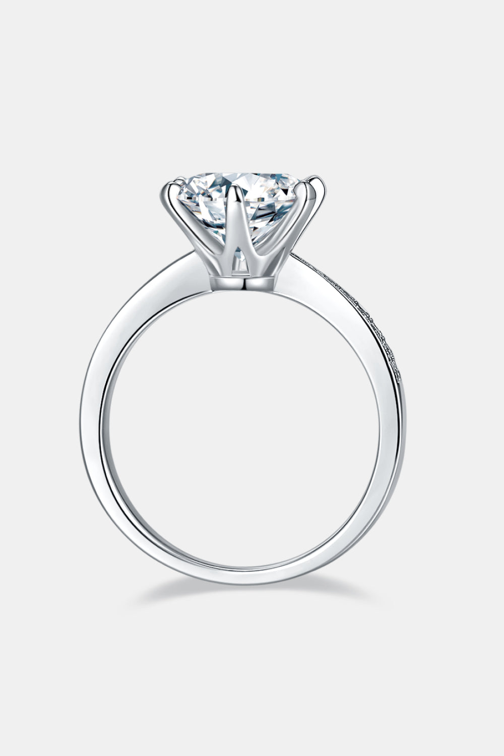 * APP EXCLUSIVE* 3.14 Carat Moissanite Side Stone Ring