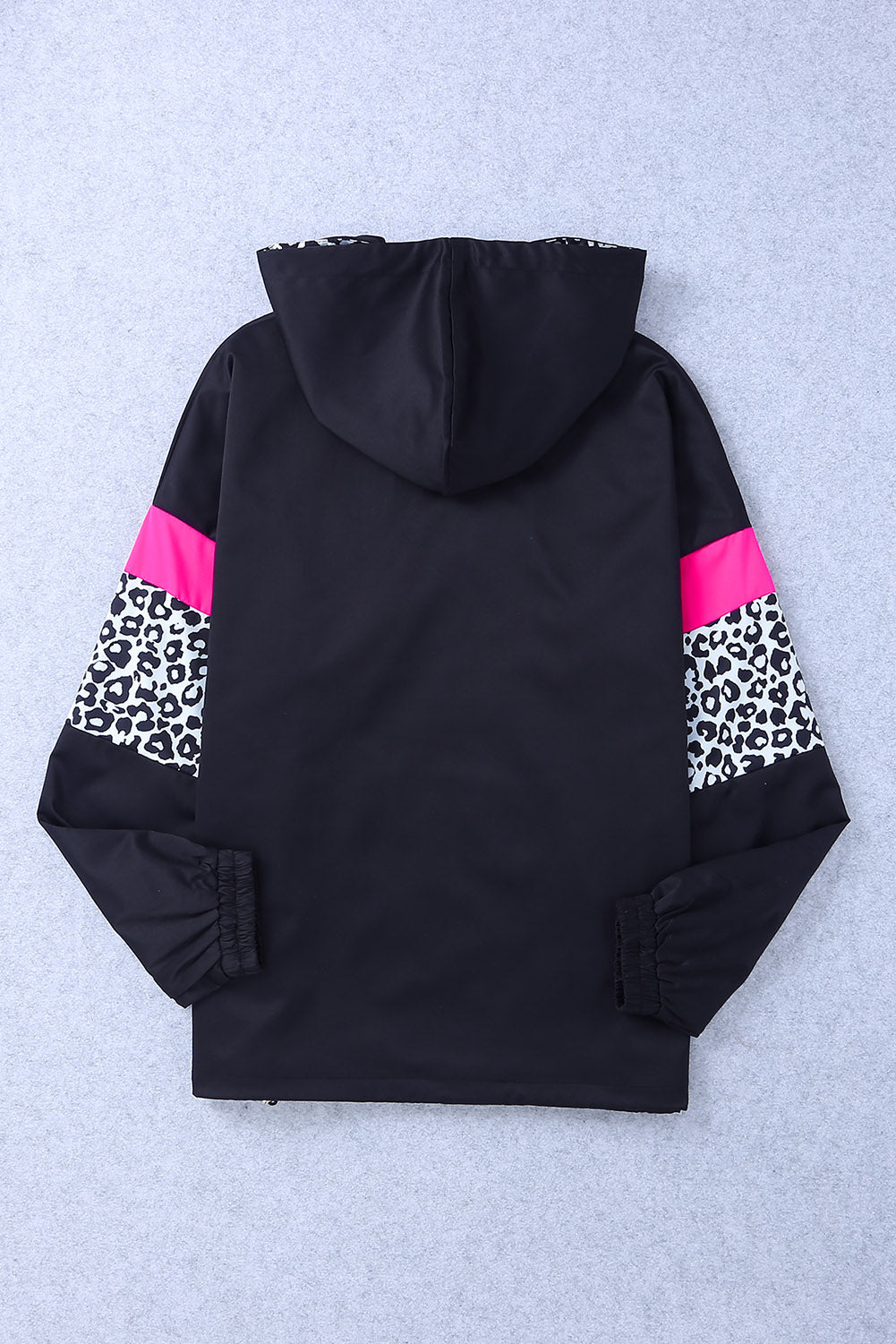 *App Exclusive* Leopard Zip-Up Windbreaker Jacket