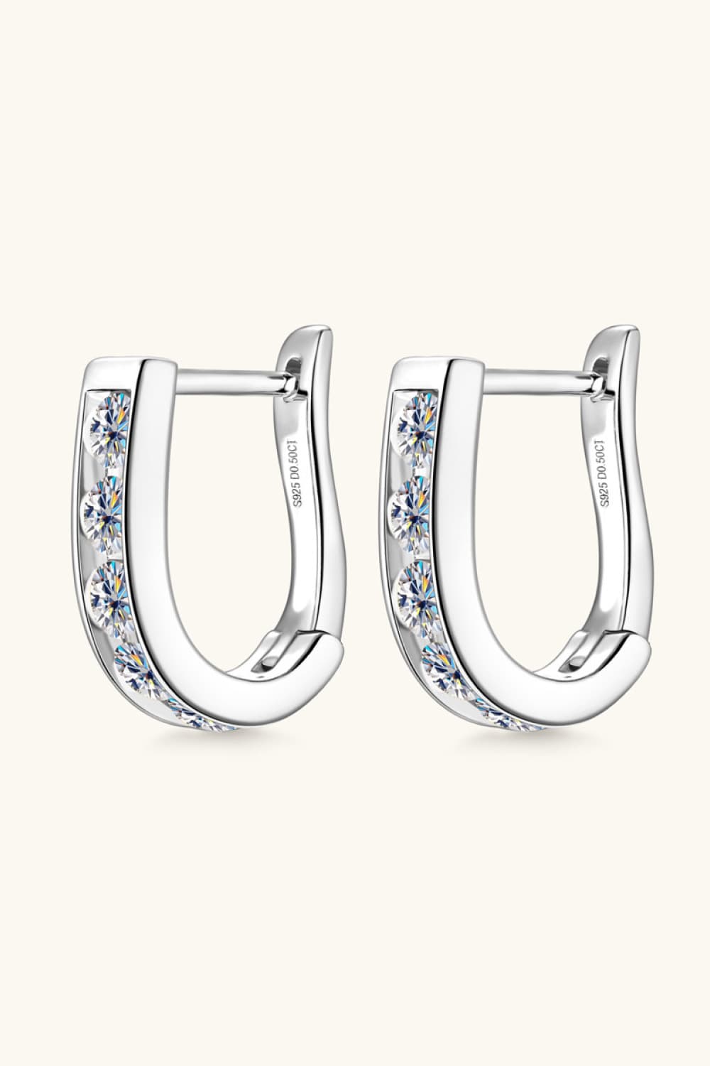 * APP EXCLUSIVE* 1 Carat Moissanite 925 Sterling Silver Earrings