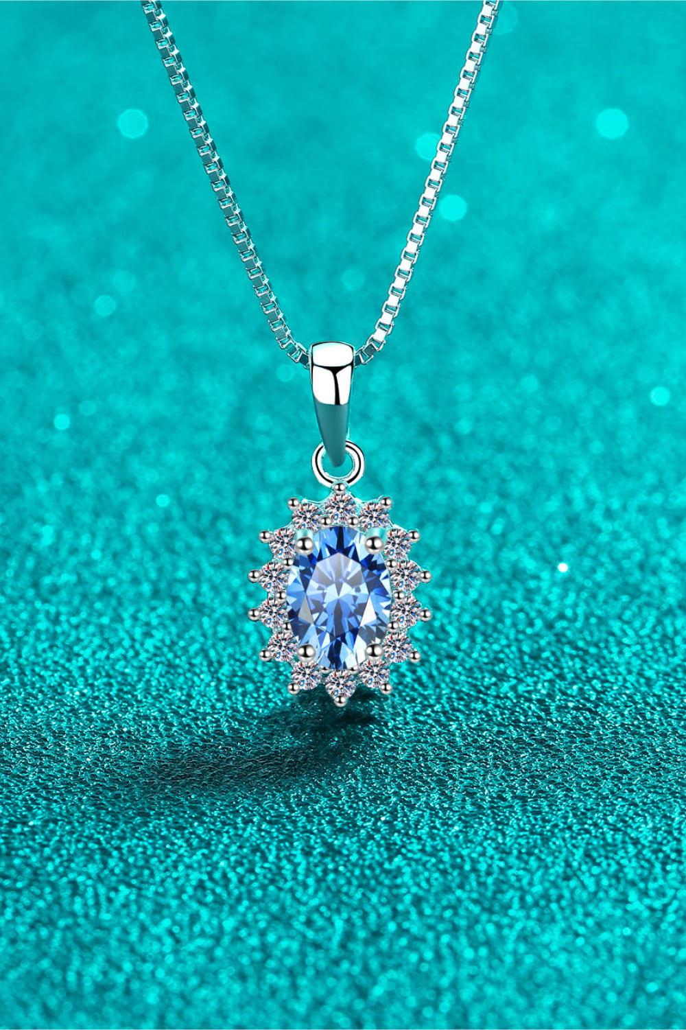 *APP EXCLUSIVE* 1 Carat Moissanite 925 Sterling Silver Necklace