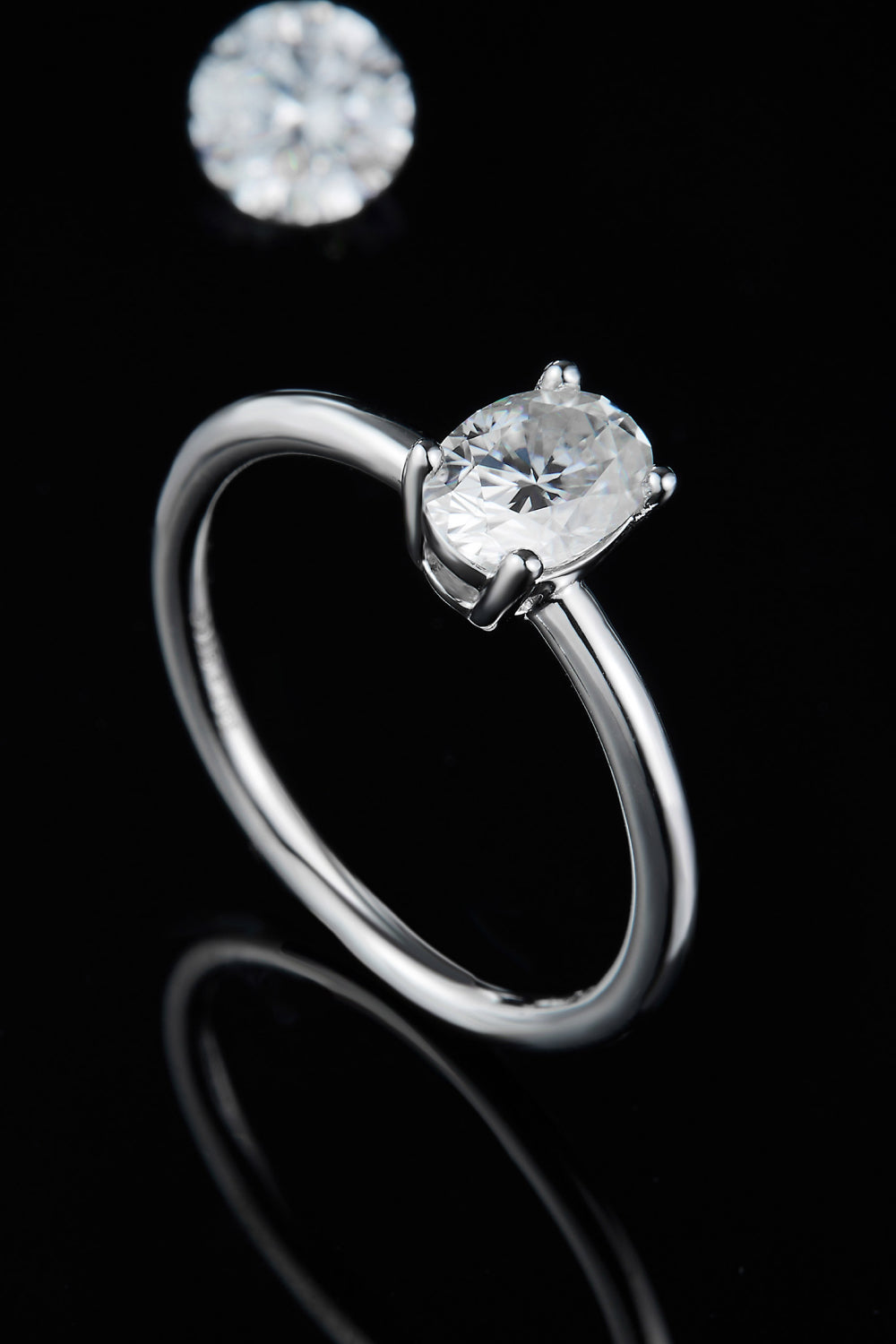 *APP EXCLUSIVE* 1 Carat Moissanite 925 Sterling Silver Solitaire Ring