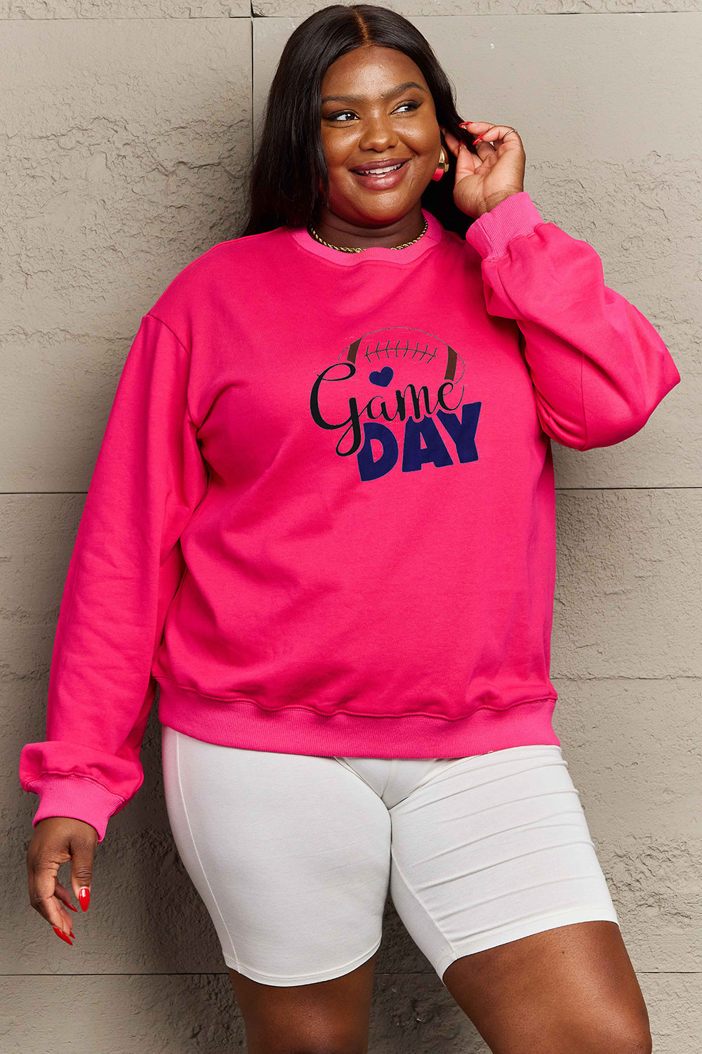 *APP EXCLUSIVE* Gameday Football Graphic Sweatshirt