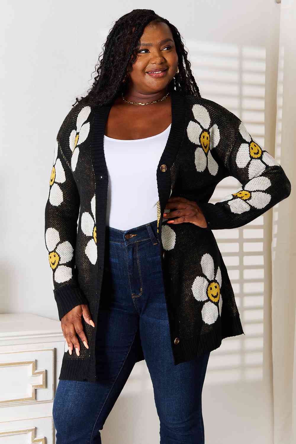 *APP EXCLUSIVE* Floral Button Cardigan