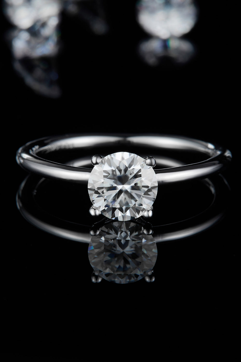 *APP EXCLUSIVE* 1 Carat Moissanite 925 Sterling Silver Solitaire Ring