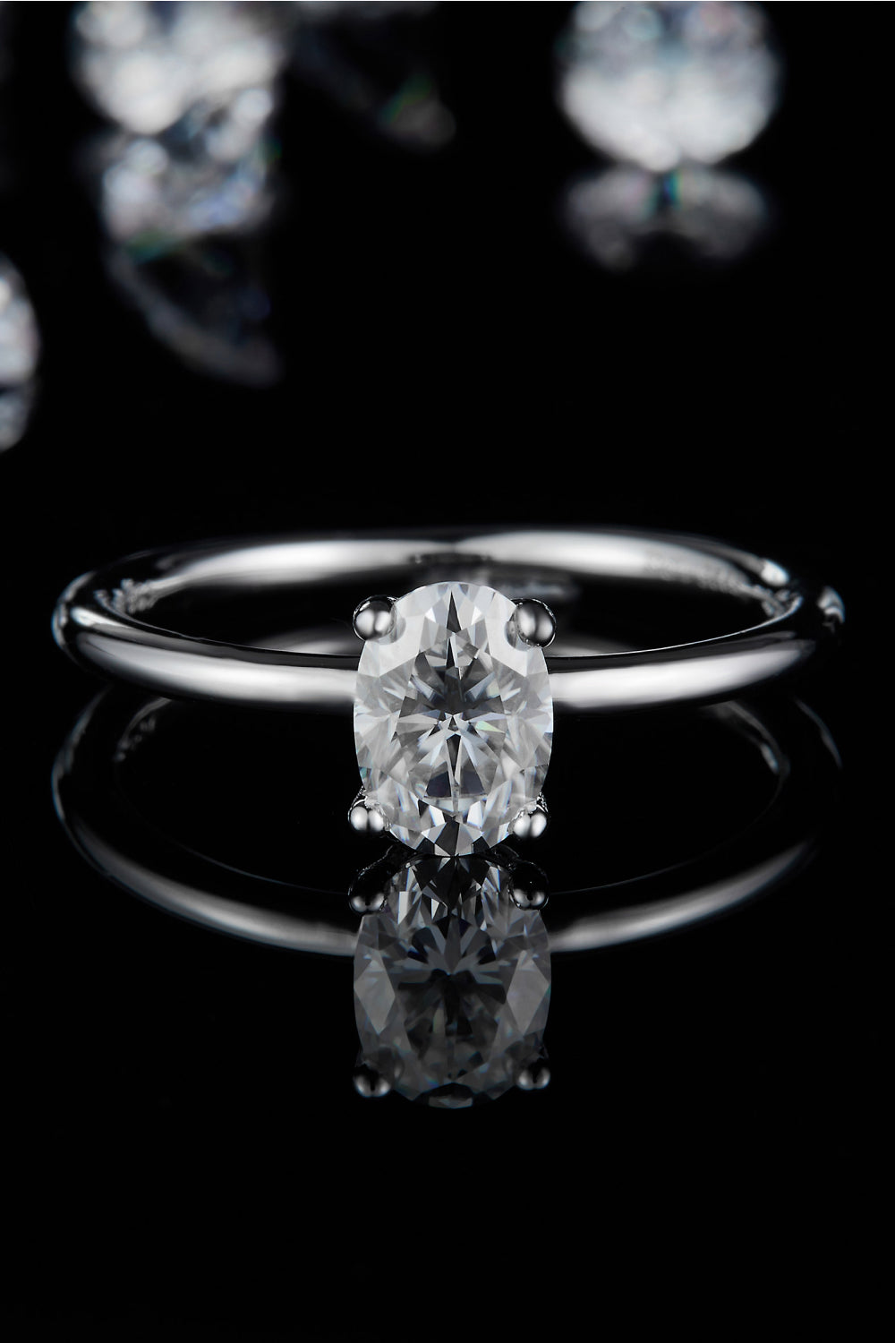 *APP EXCLUSIVE* 1 Carat Moissanite 925 Sterling Silver Solitaire Ring