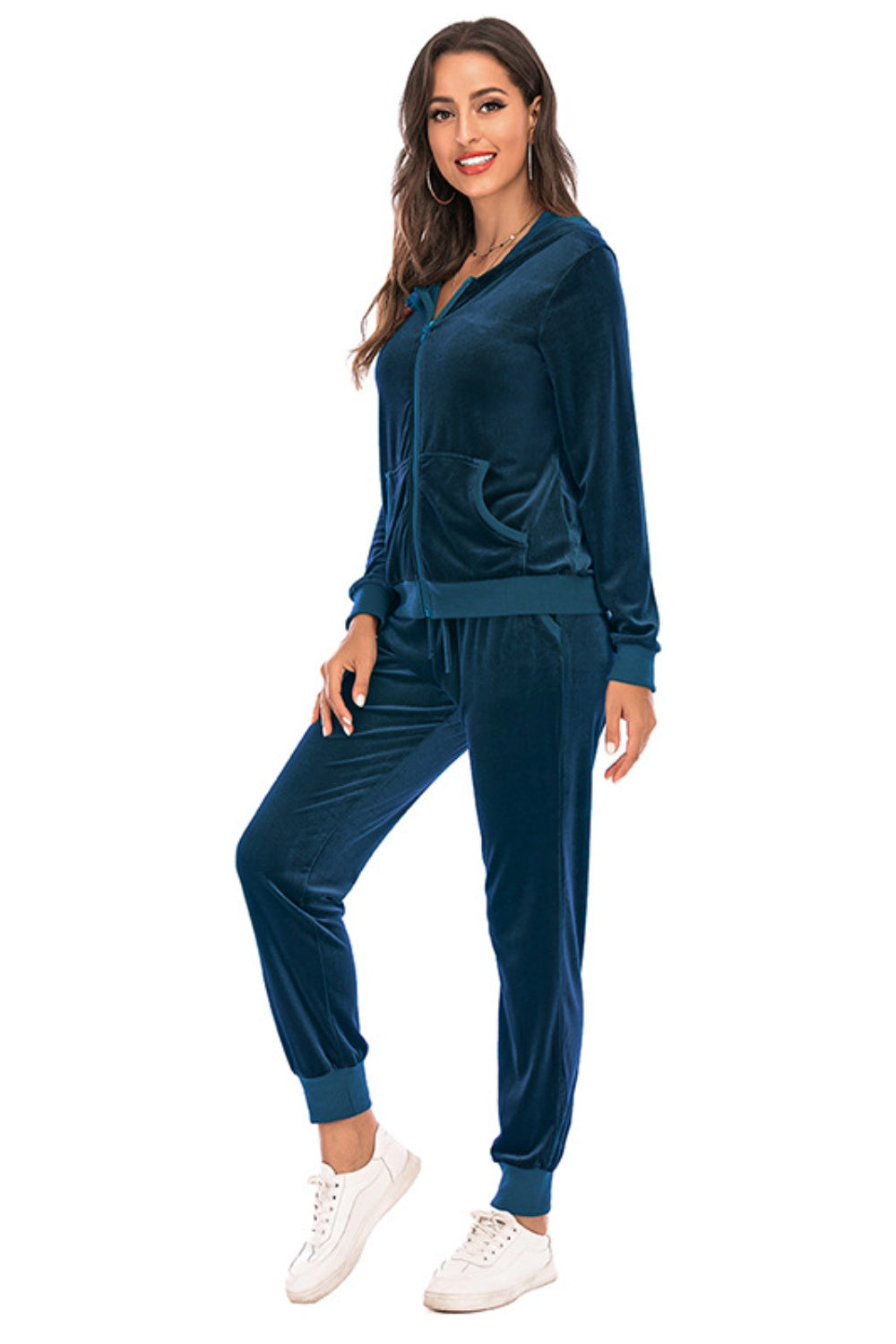 *APP EXCLUSIVE* Zip-Up Hooded Jacket and Pants Set