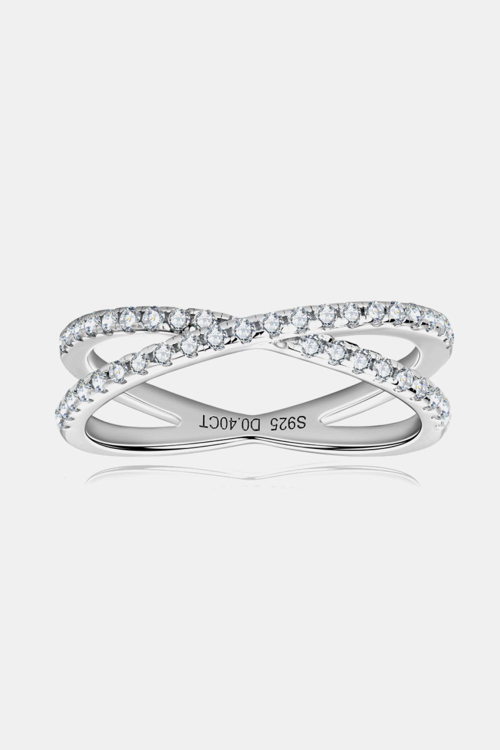 * APP EXCLUSIVE* Moissanite 925 Sterling Silver Infinity Ring