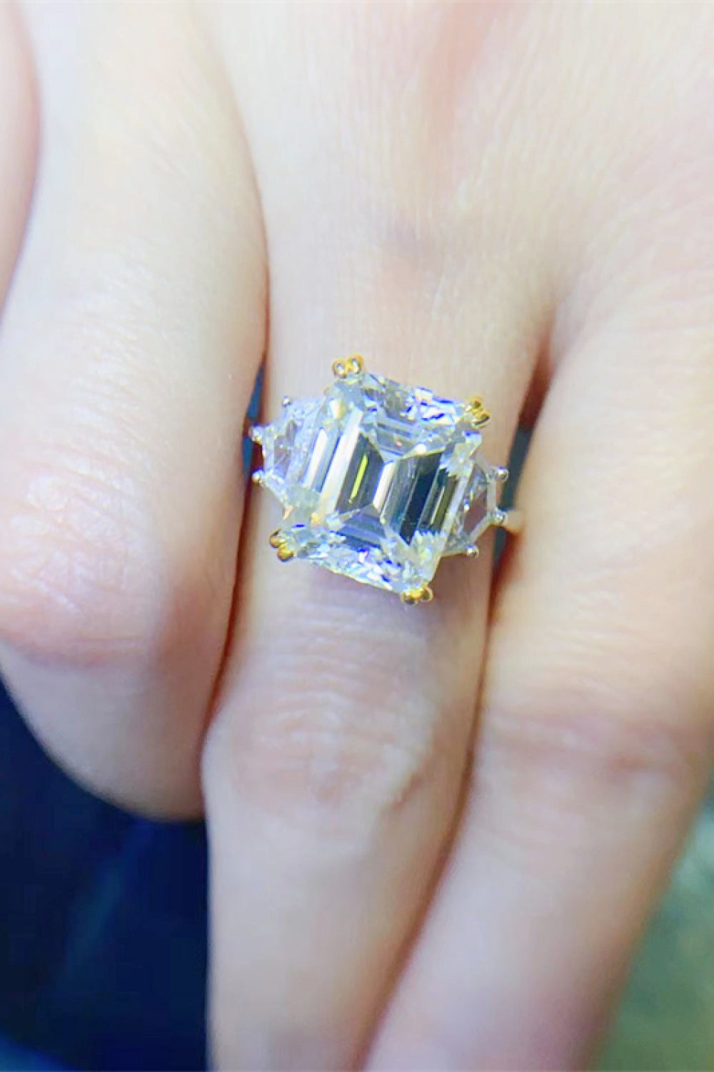 *APP EXCLUSIVE* 5 Carat Moissanite 925 Sterling Silver Ring