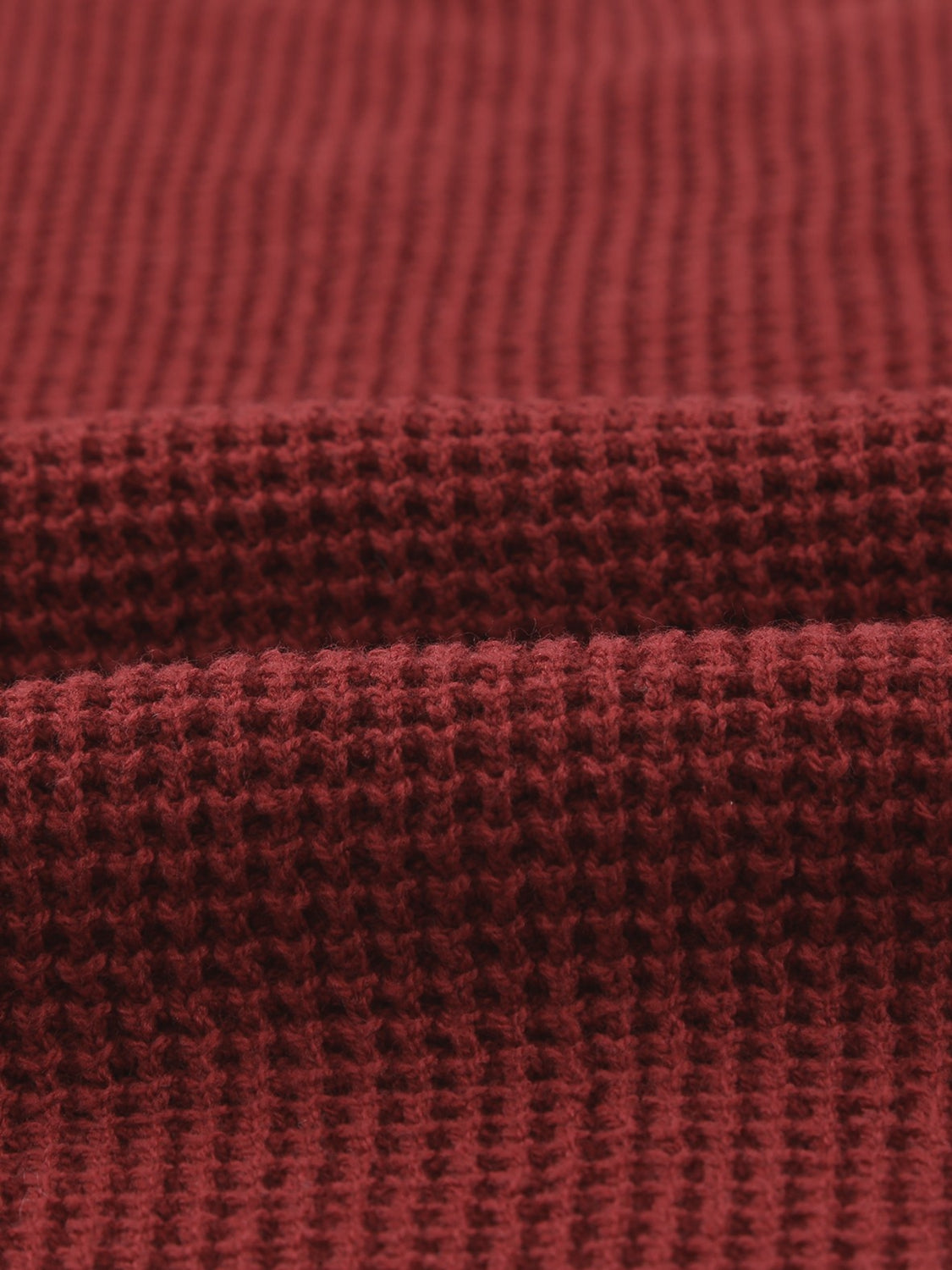*App Exclusive* Crisscross Open Back Waffleknit Sweater