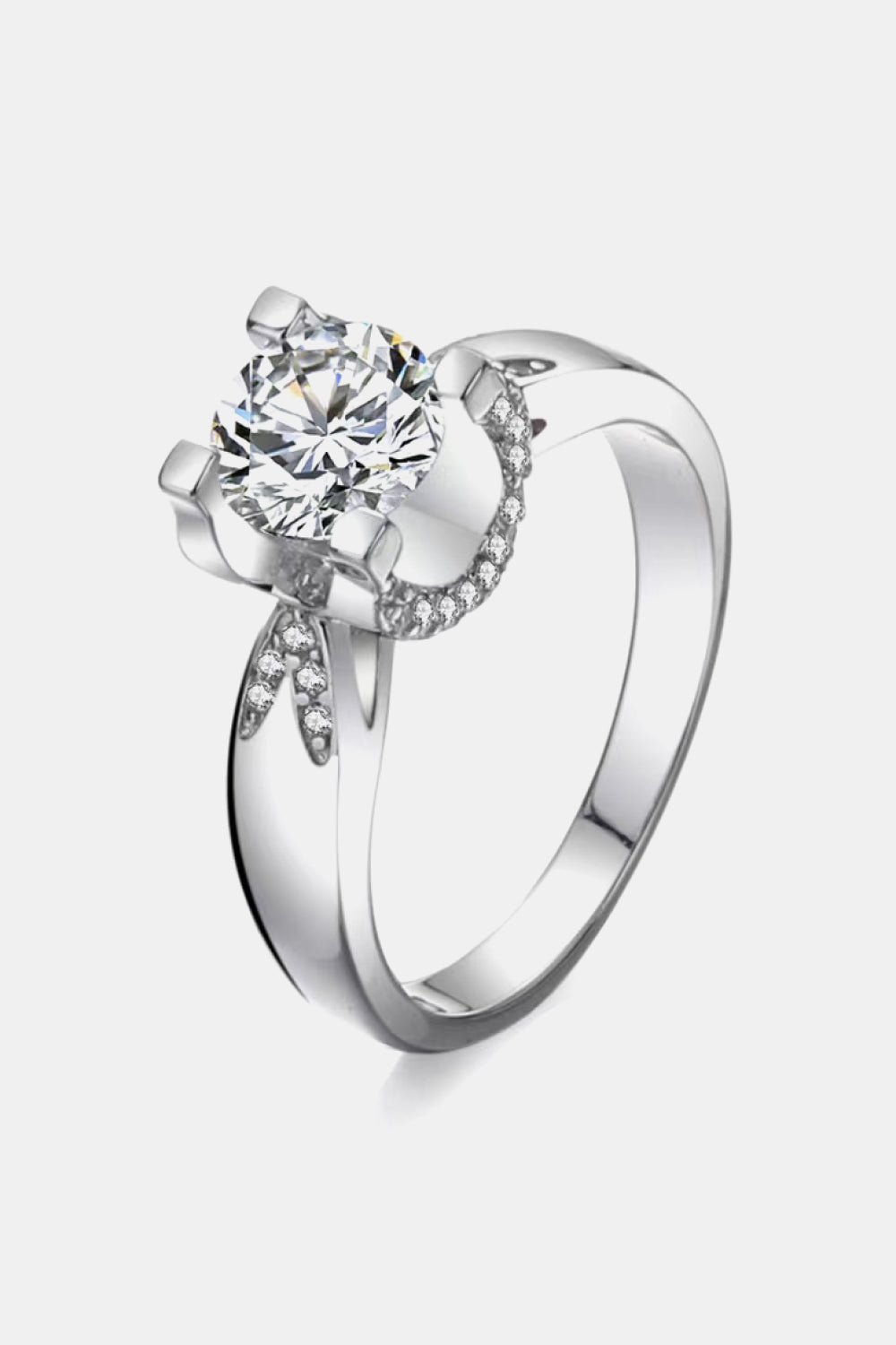 * APP EXCLUSIVE* 2 Carat Moissanite 925 Sterling Silver Ring