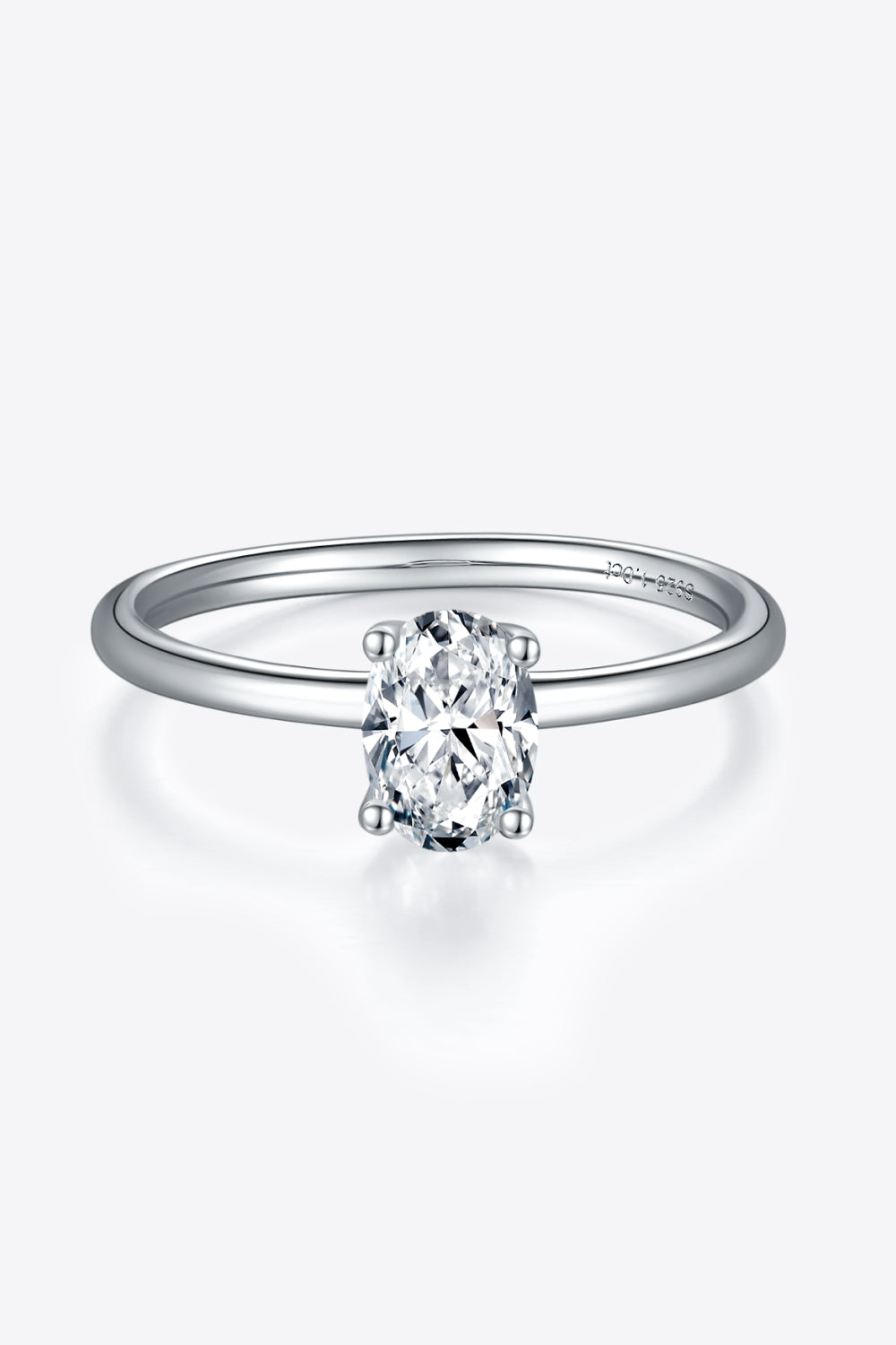 *APP EXCLUSIVE* 1 Carat Moissanite 925 Sterling Silver Solitaire Ring