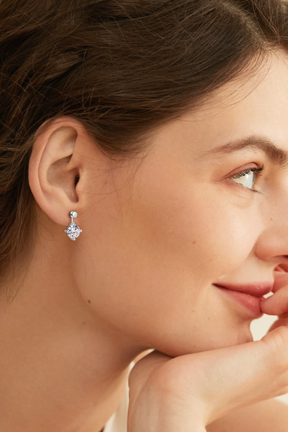 *APP EXCLUSIVE* 4 Carat Moissanite Drop Earrings