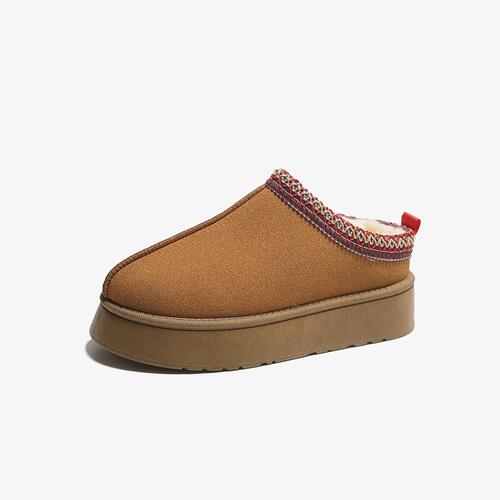 Faux Fur Sherpa Slippers