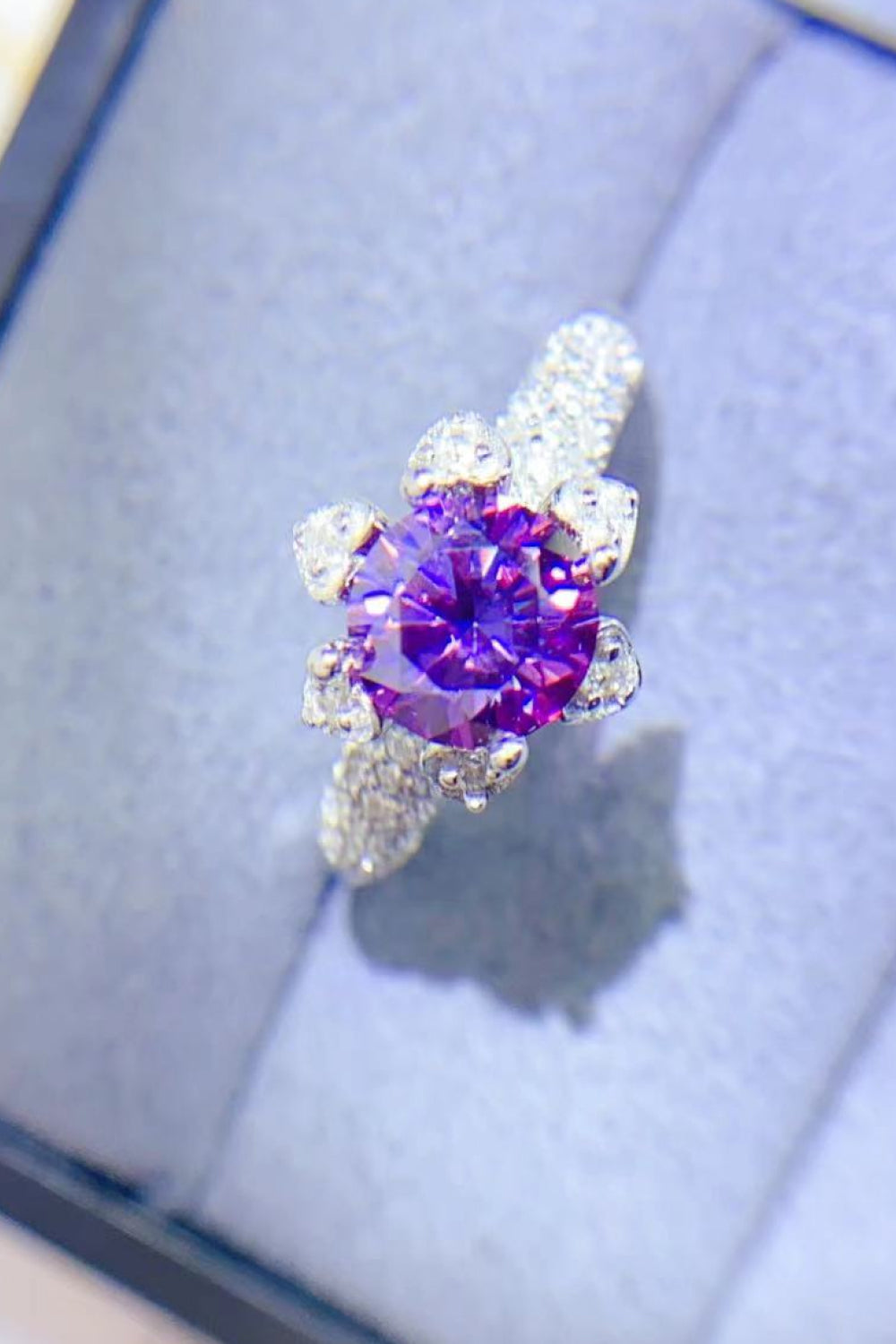 *APP EXCLUSIVE* 1 Carat Moissanite 925 Sterling Silver Ring