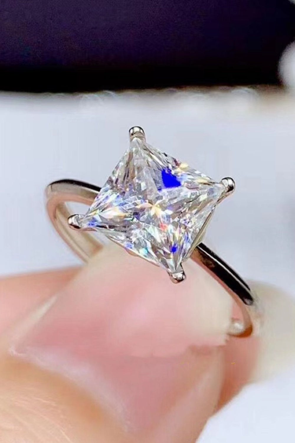 *APP EXCLUSIVE* 5 Carat Moissanite Solitaire Ring