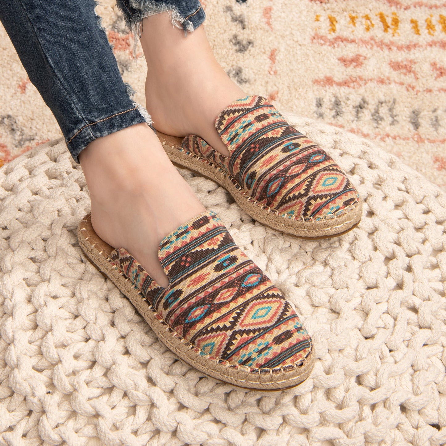 Aztec Pink Taffy Slip on Shoes