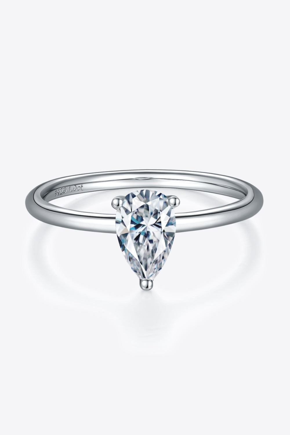 *APP EXCLUSIVE* 1 Carat Moissanite 925 Sterling Silver Solitaire Ring