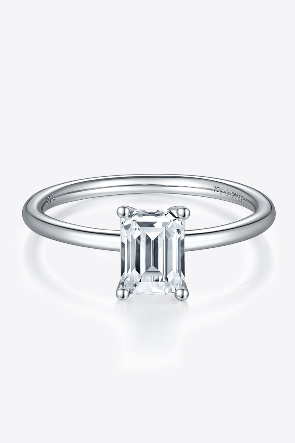 *APP EXCLUSIVE* 1 Carat Moissanite 925 Sterling Silver Solitaire Ring