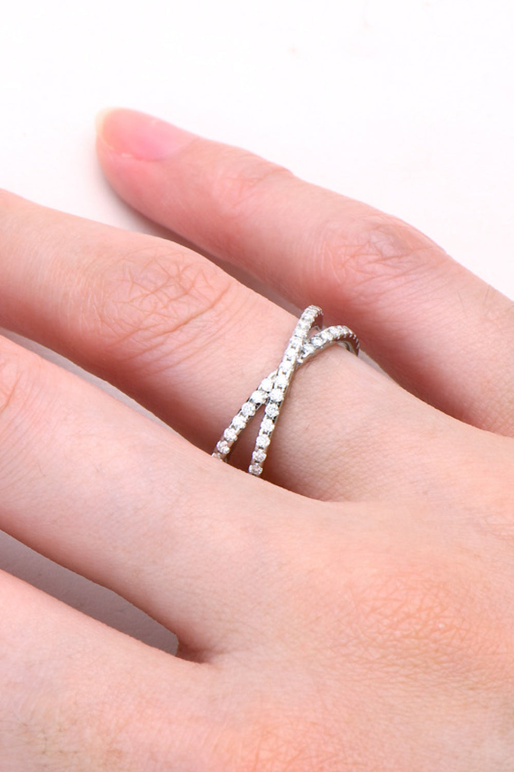 * APP EXCLUSIVE* Moissanite 925 Sterling Silver Infinity Ring