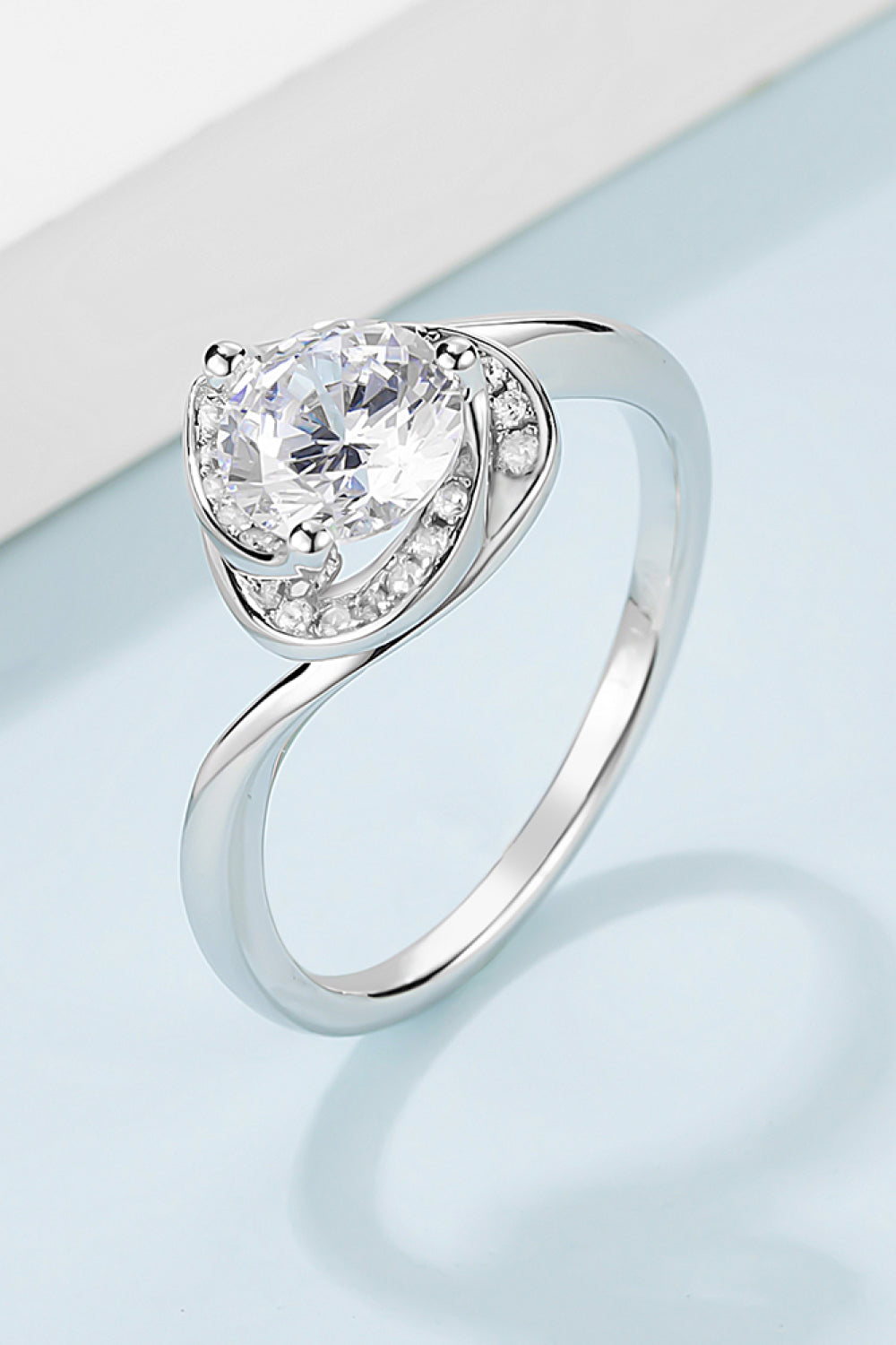 *APP EXCLUSIVE* 1 Carat Moissanite 925 Sterling Silver Heart Ring