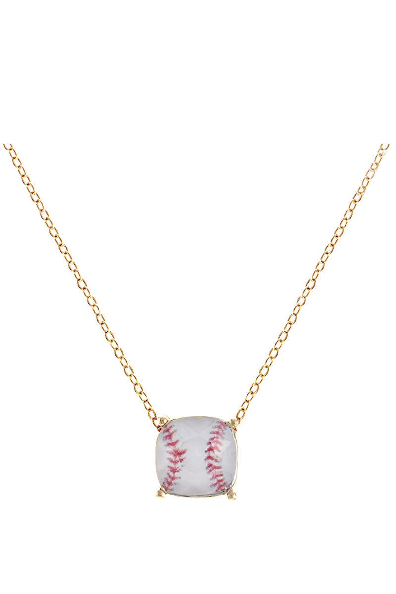 Baseball Necklace - 2 colors available