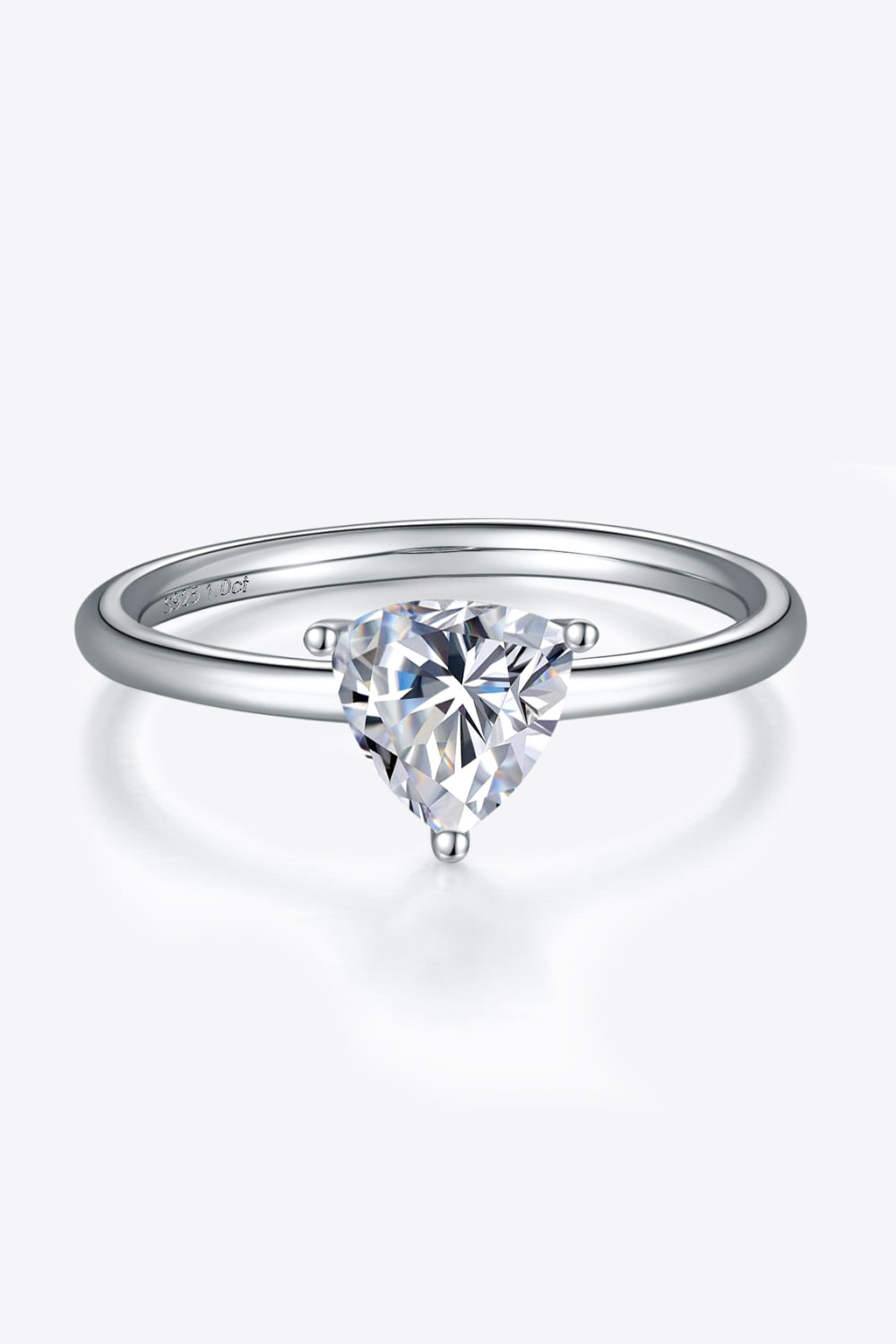 *APP EXCLUSIVE* 1 Carat Moissanite 925 Sterling Silver Solitaire Ring