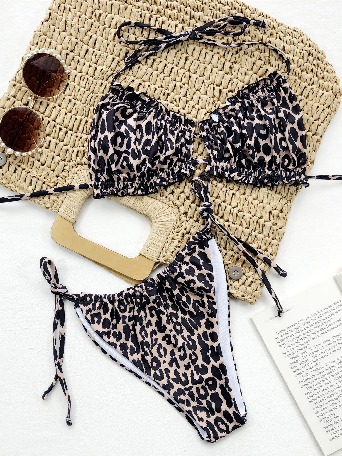 *APP EXCLUSIVE* Ruffle Halter Neck Bikini