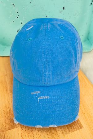 Distressed Vintage Baseball Hat - 4 colors available