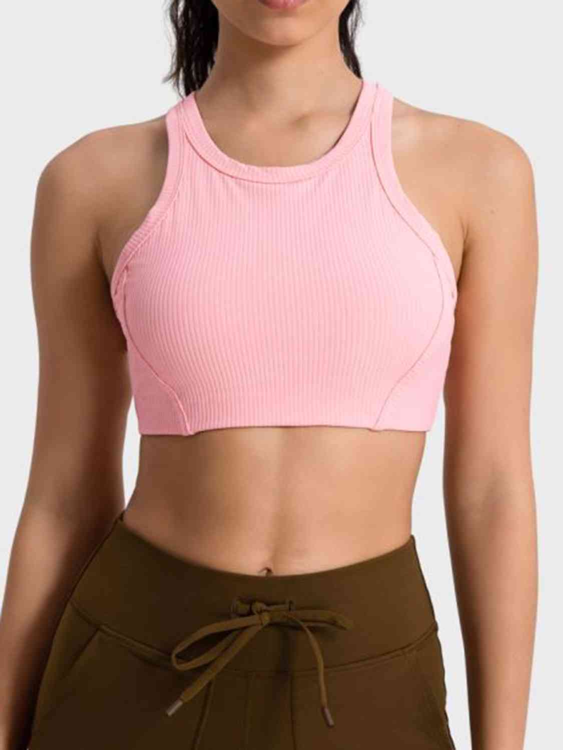 *APP EXCLUSIVE* Wide Strap Cropped Sport Tank