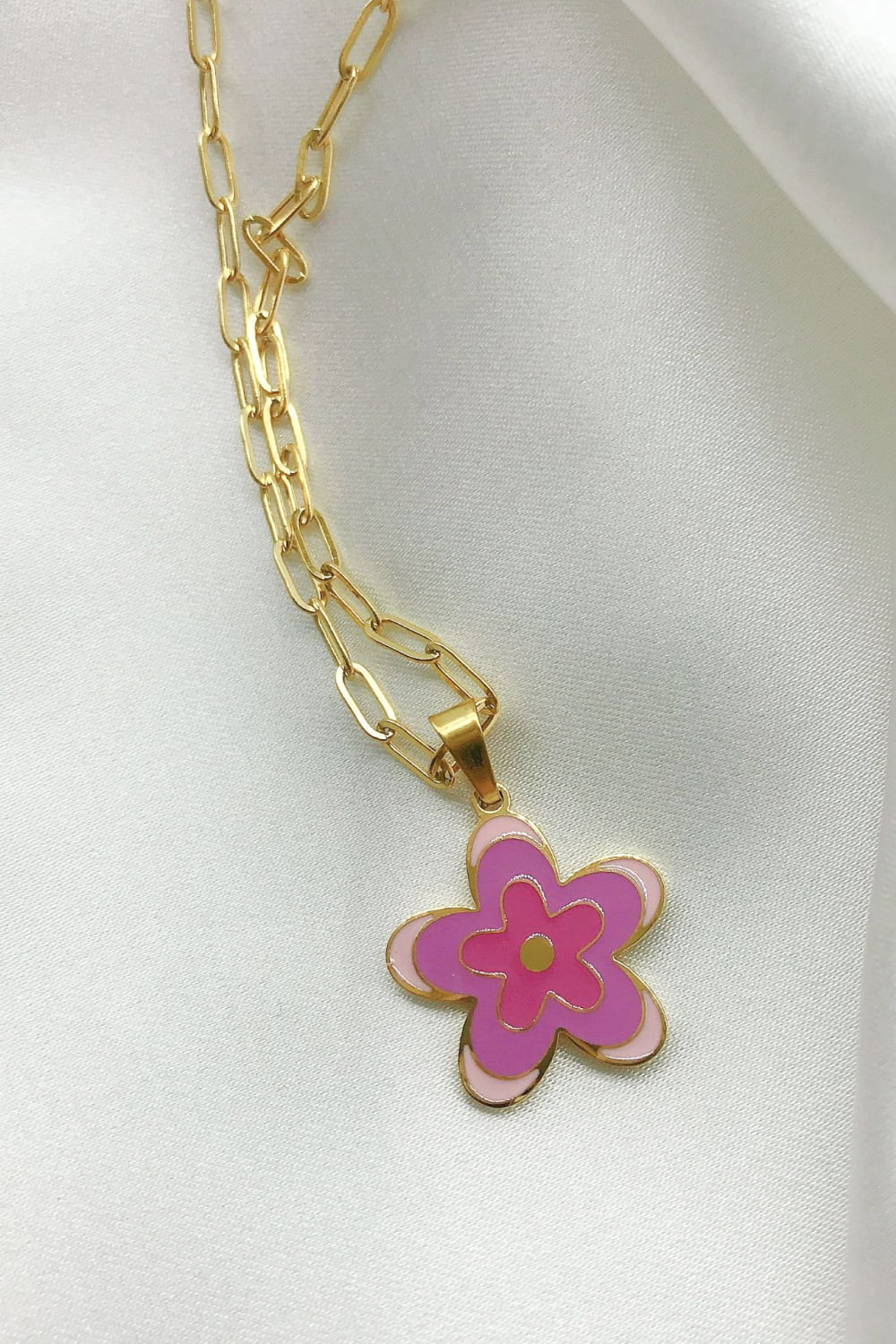 *APP EXCLUSIVE* Flower Stainless Steel Necklace