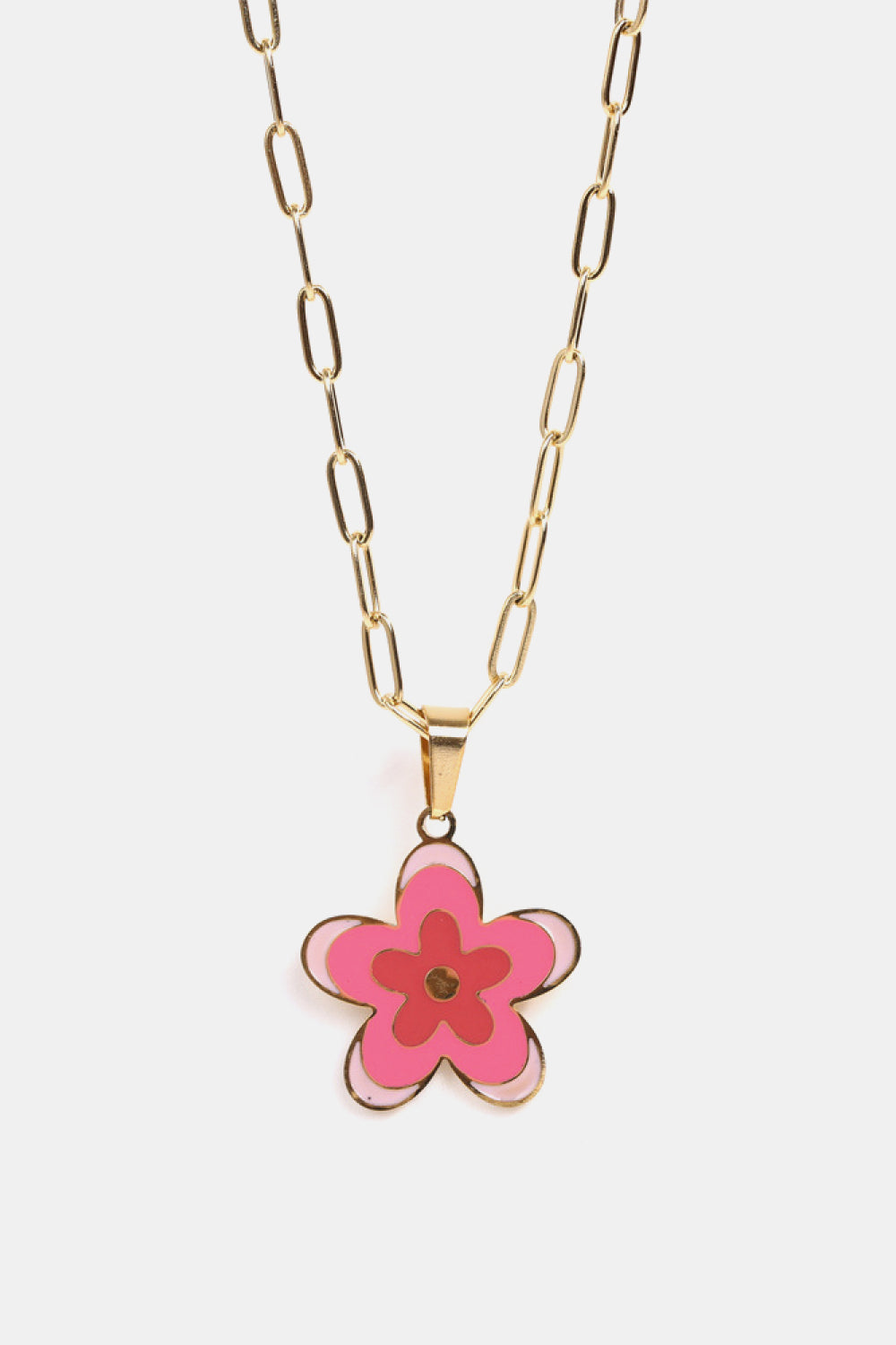 *APP EXCLUSIVE* Flower Stainless Steel Necklace