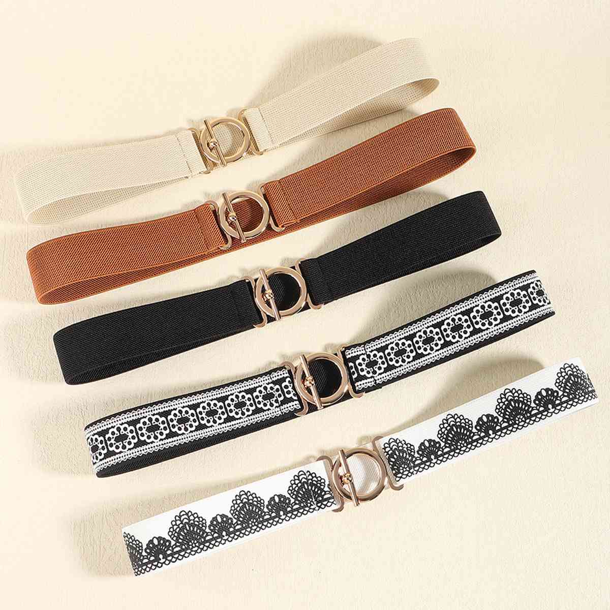 *APP EXCLUSIVE* Toggle Clasp Elastic Belt