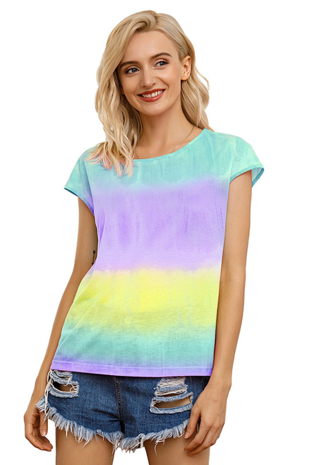 *APP EXCLUSIVE* Tiedye Round Neck Short Sleeve Tee