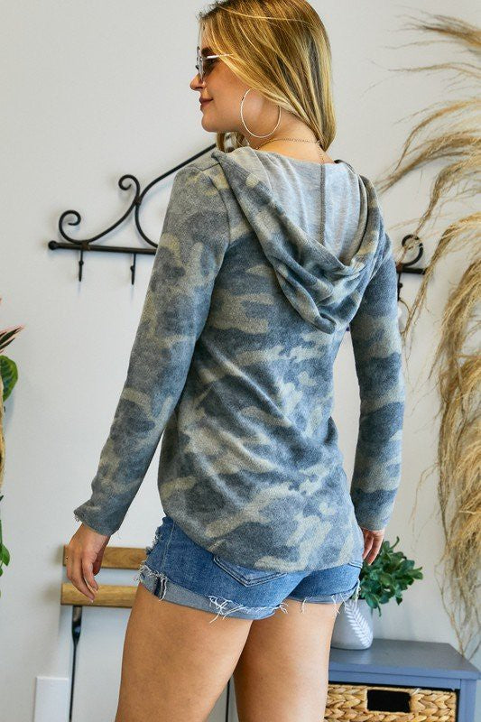 Camo Brushed Hoodie