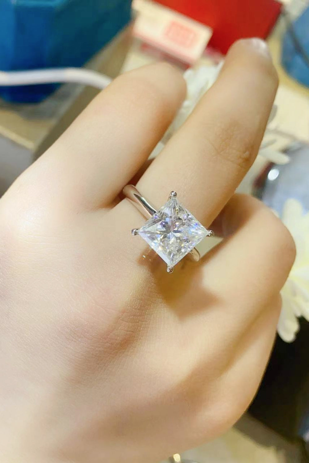 *APP EXCLUSIVE* 5 Carat Moissanite Solitaire Ring