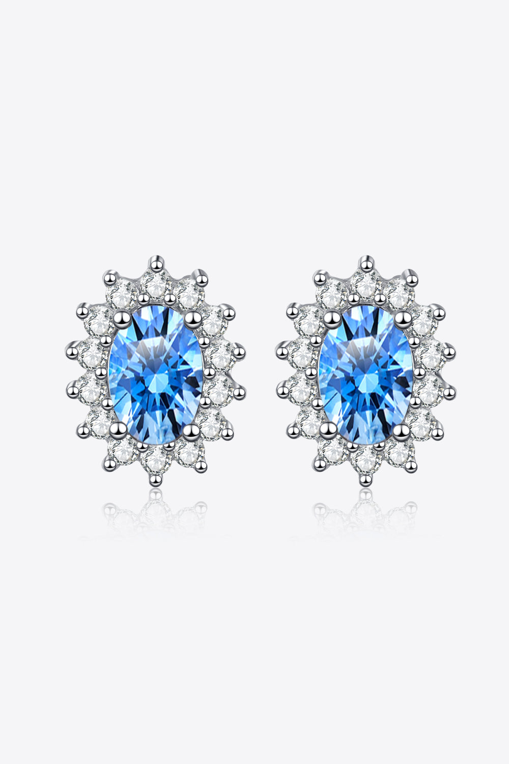 *APP EXCLUSIVE* 1 Carat Moissanite 925 Sterling Silver Stud Earrings