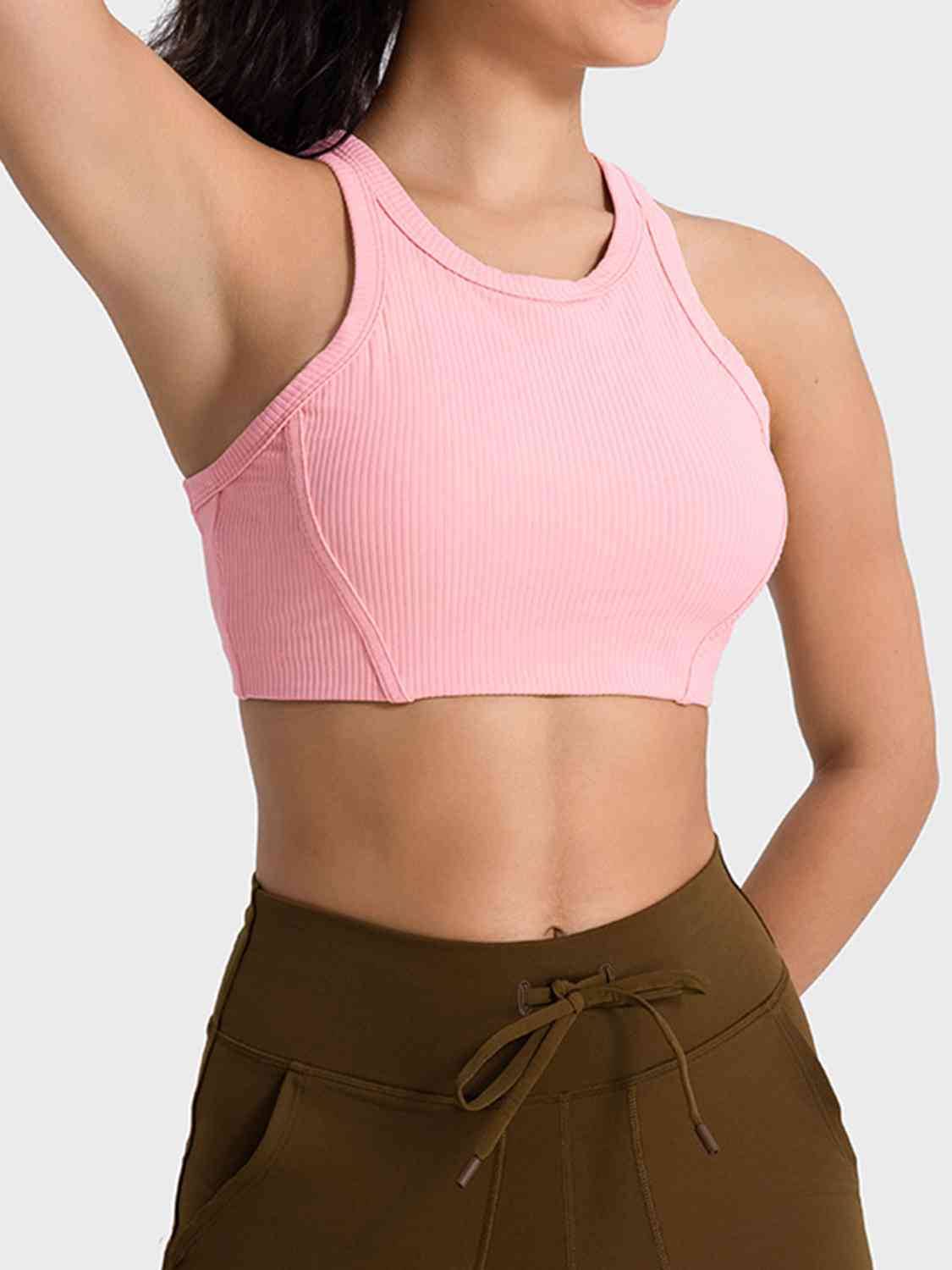 *APP EXCLUSIVE* Wide Strap Cropped Sport Tank