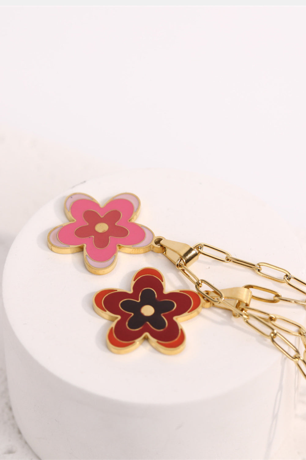 *APP EXCLUSIVE* Flower Stainless Steel Necklace