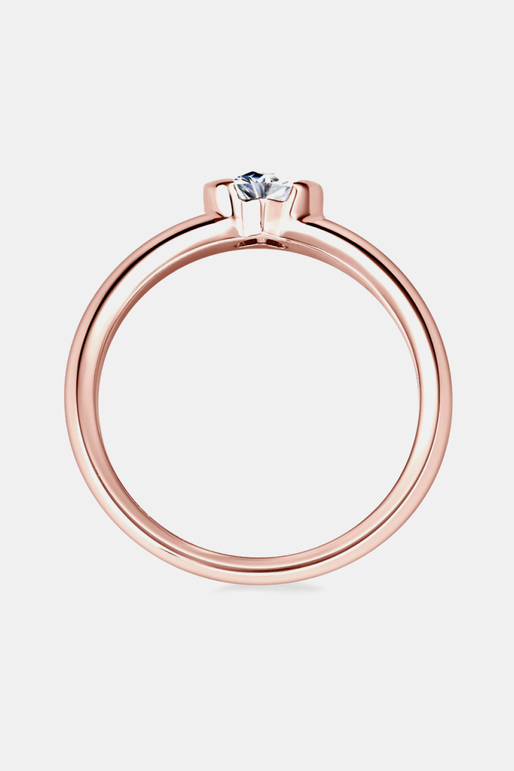* APP EXCLUSIVE* Moissanite 925 Sterling Silver Heart Solitaire Ring