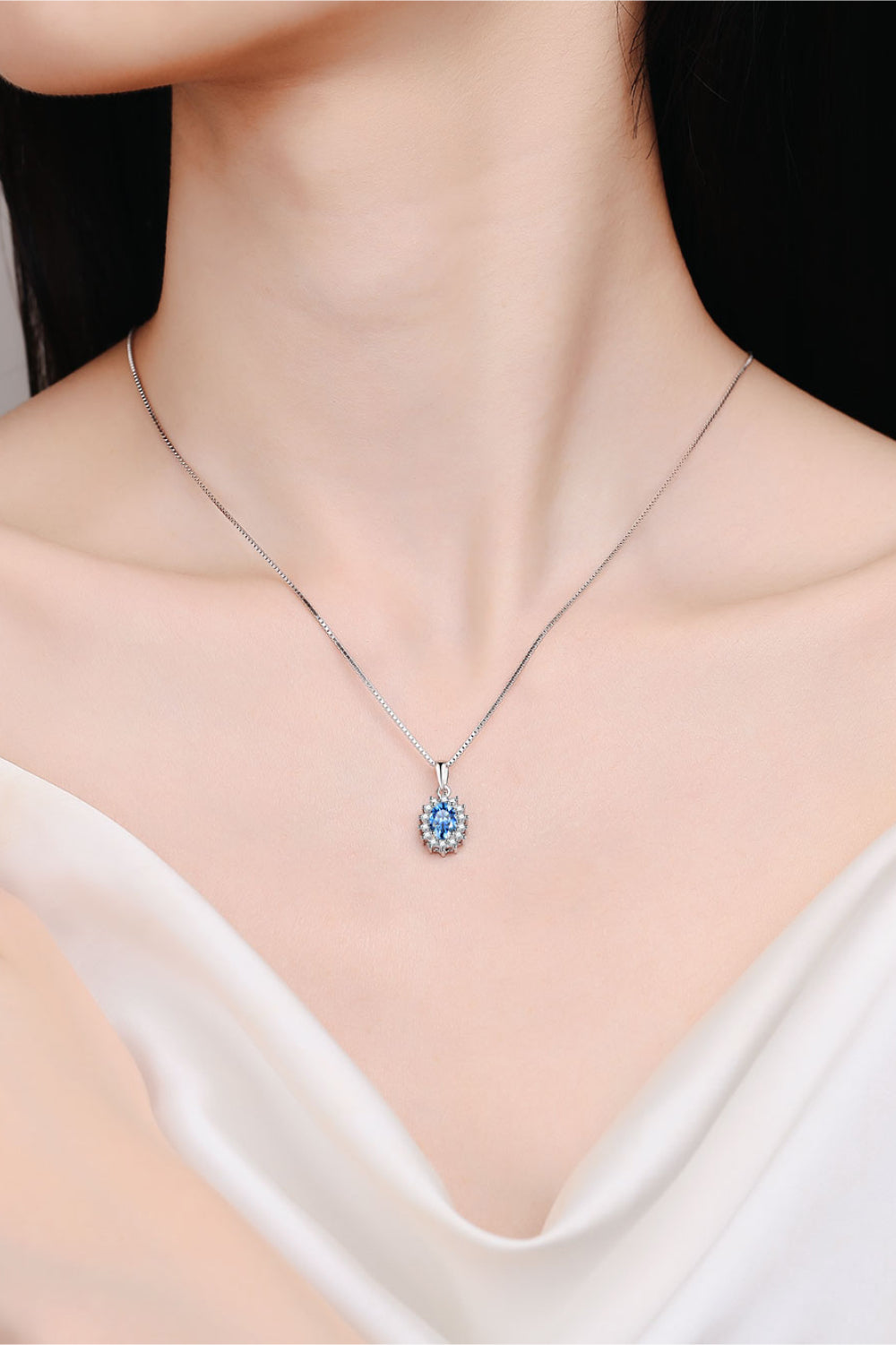 *APP EXCLUSIVE* 1 Carat Moissanite 925 Sterling Silver Necklace