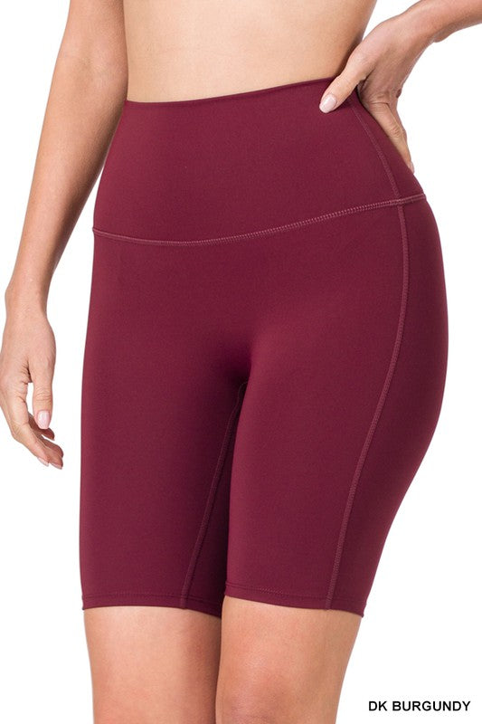 Athletic High Waist Biker Shorts