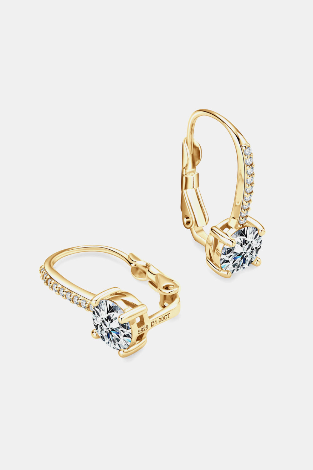 * APP EXCLUSIVE* 2 Carat Moissanite 925 Sterling Silver Earrings