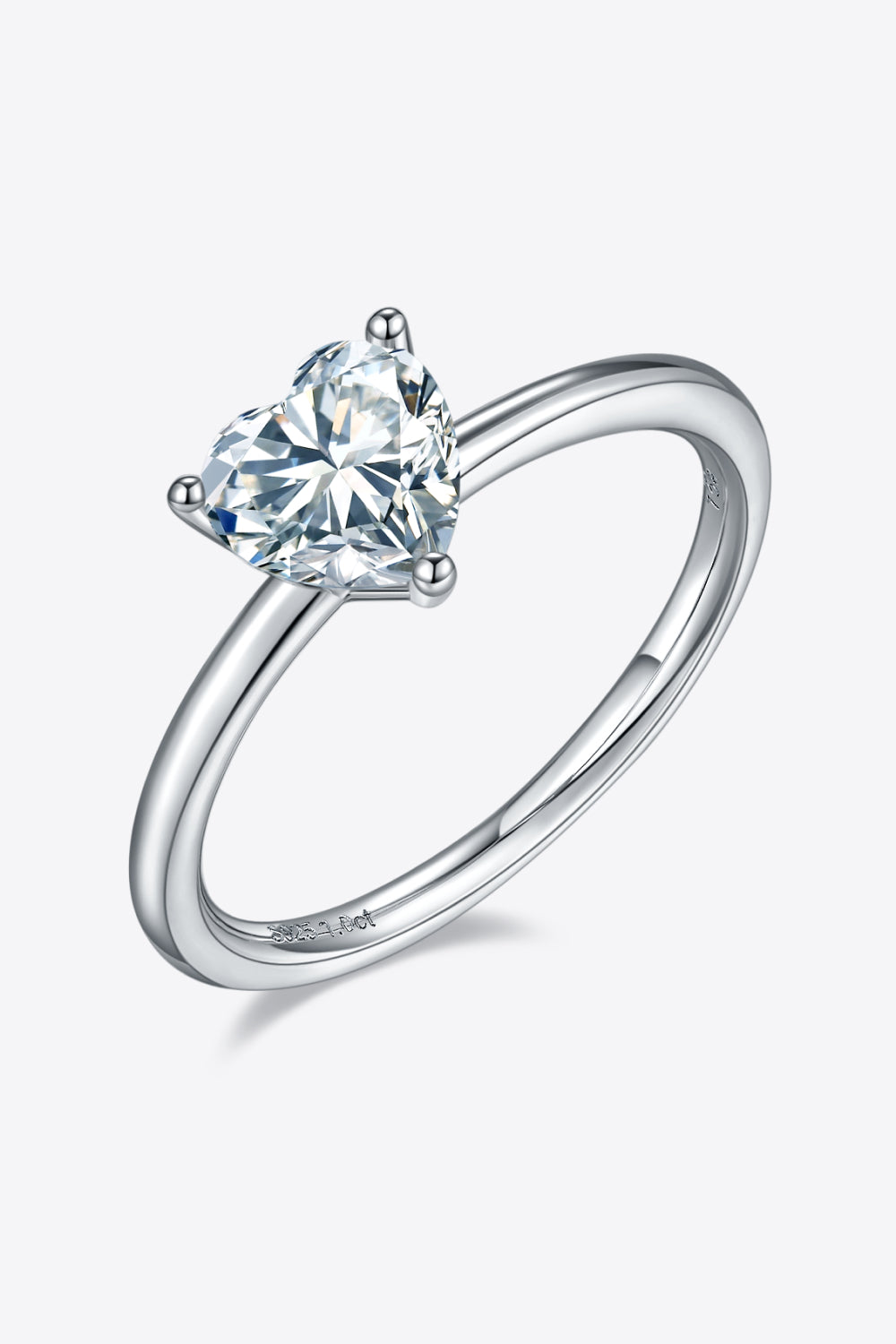 *APP EXCLUSIVE* 1 Carat Moissanite 925 Sterling Silver Solitaire Ring